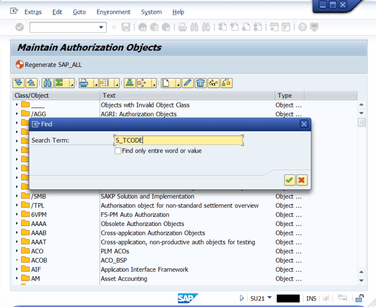 PFCG – Authorization Objects and Authorization Fields – SAP ...